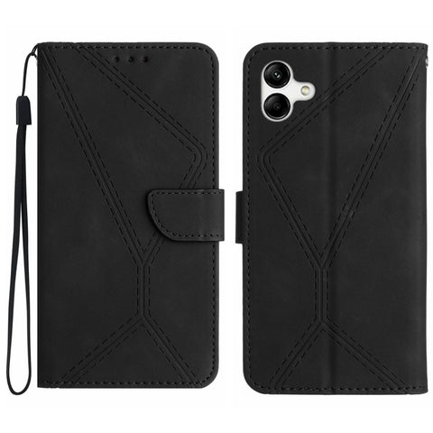 Stitching Embossed Leather Phone Case, For Samsung Galaxy Note20 Ultra, For Samsung Galaxy Note10+, For Samsung Galaxy A03 164mm, For Samsung Galaxy A03 166mm, For Samsung Galaxy A03s 165.8mm, For Samsung Galaxy A03s 166mm                              ...