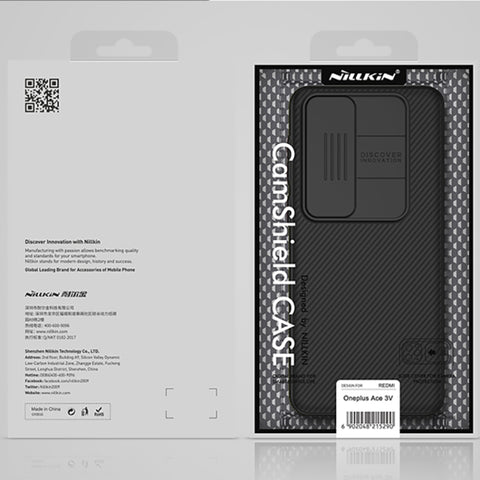NILLKIN Black Mirror Series Camshield PC Phone Case, For OnePlus Ace 3V, For OnePlus Nord CE 3 Lite