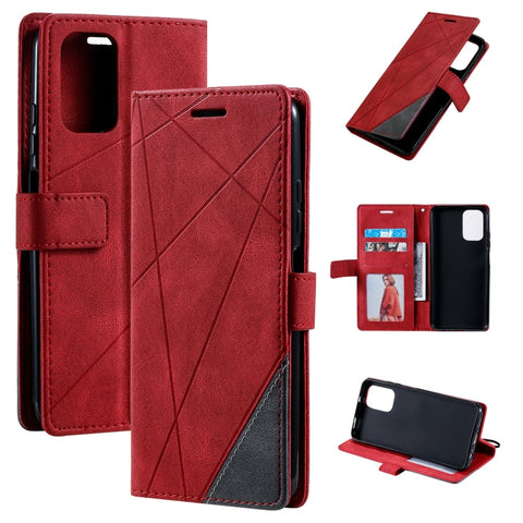 Skin Feel Splicing Leather Phone Case, For Xiaomi Redmi Note 13 Pro+, For Xiaomi Redmi Note 13 Pro 5G, For Xiaomi 13T / Redmi K60 Ultra, For Redmi 12 4G, For Xiaomi POCO F5, For Redmi K60 / K60 Pro, For Redmi Note 12S 4G Global                         ...