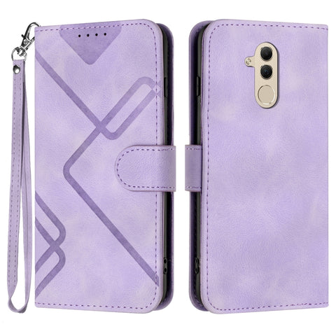 Line Pattern Skin Feel Leather Phone Case, For Huawei nova 8 SE, For Huawei Y5 2019, For Huawei Y6 2019, For Huawei P30 lite/nova 4e, For Huawei P30 Pro, For Huawei P smart 2019/nova lite 3, For Huawei Mate 20 Pro, For Huawei Mate 20 lite/Maimang 7