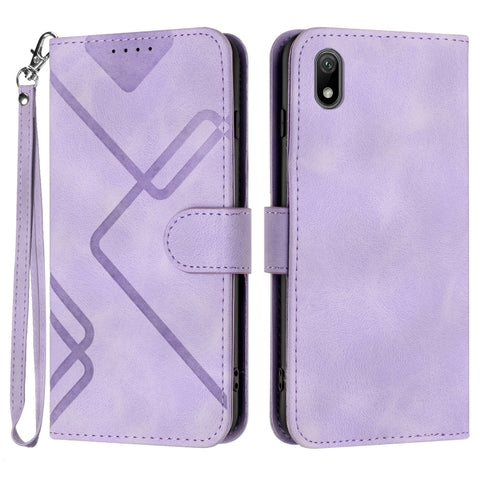 Line Pattern Skin Feel Leather Phone Case, For Huawei nova 8 SE, For Huawei Y5 2019, For Huawei Y6 2019, For Huawei P30 lite/nova 4e, For Huawei P30 Pro, For Huawei P smart 2019/nova lite 3, For Huawei Mate 20 Pro, For Huawei Mate 20 lite/Maimang 7