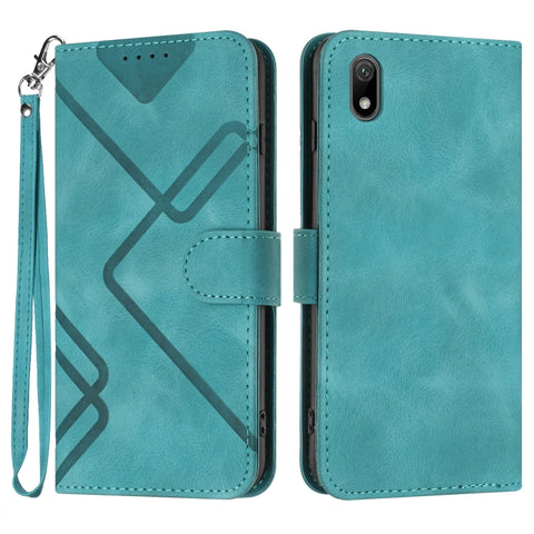 Line Pattern Skin Feel Leather Phone Case, For Huawei nova 8 SE, For Huawei Y5 2019, For Huawei Y6 2019, For Huawei P30 lite/nova 4e, For Huawei P30 Pro, For Huawei P smart 2019/nova lite 3, For Huawei Mate 20 Pro, For Huawei Mate 20 lite/Maimang 7