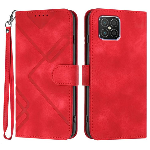 Line Pattern Skin Feel Leather Phone Case, For Huawei nova 8 SE, For Huawei Y5 2019, For Huawei Y6 2019, For Huawei P30 lite/nova 4e, For Huawei P30 Pro, For Huawei P smart 2019/nova lite 3, For Huawei Mate 20 Pro, For Huawei Mate 20 lite/Maimang 7