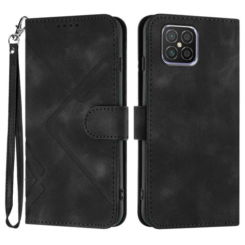 Line Pattern Skin Feel Leather Phone Case, For Huawei nova 8 SE, For Huawei Y5 2019, For Huawei Y6 2019, For Huawei P30 lite/nova 4e, For Huawei P30 Pro, For Huawei P smart 2019/nova lite 3, For Huawei Mate 20 Pro, For Huawei Mate 20 lite/Maimang 7
