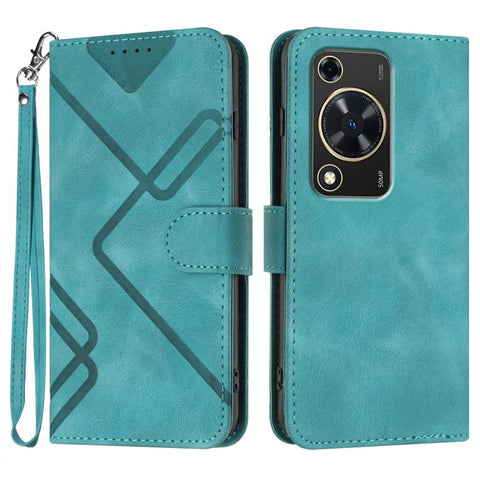 Line Pattern Skin Feel Leather Phone Case, For Huawei Enjoy 80 Plus, For Huawei Pura 80 5G, For Huawei Mate 70 Pro / Mate 70 Pro+, For Huawei Mate 70, For Huawei nova 12i, For Huawei nova 12s, For Huawei nova Y72, For Huawei nova 12 Pro / nova 12 Ultra