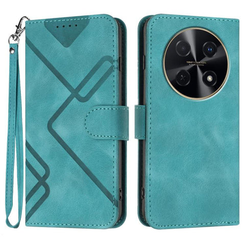 Line Pattern Skin Feel Leather Phone Case, For Huawei Enjoy 80 Plus, For Huawei Pura 80 5G, For Huawei Mate 70 Pro / Mate 70 Pro+, For Huawei Mate 70, For Huawei nova 12i, For Huawei nova 12s, For Huawei nova Y72, For Huawei nova 12 Pro / nova 12 Ultra