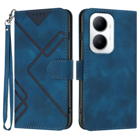 Line Pattern Skin Feel Leather Phone Case, For Huawei Enjoy 80 Plus, For Huawei Pura 80 5G, For Huawei Mate 70 Pro / Mate 70 Pro+, For Huawei Mate 70, For Huawei nova 12i, For Huawei nova 12s, For Huawei nova Y72, For Huawei nova 12 Pro / nova 12 Ultra
