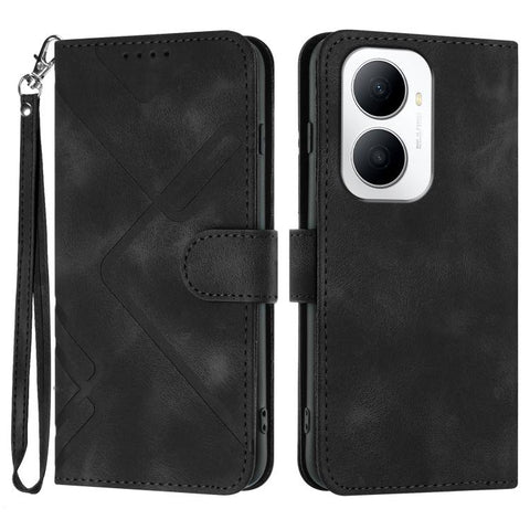 Line Pattern Skin Feel Leather Phone Case, For Huawei Enjoy 80 Plus, For Huawei Pura 80 5G, For Huawei Mate 70 Pro / Mate 70 Pro+, For Huawei Mate 70, For Huawei nova 12i, For Huawei nova 12s, For Huawei nova Y72, For Huawei nova 12 Pro / nova 12 Ultra
