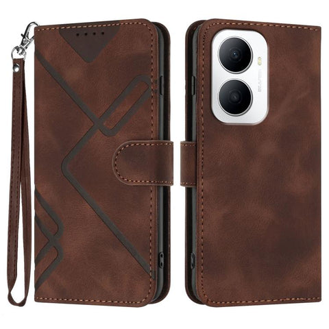 Line Pattern Skin Feel Leather Phone Case, For Huawei Enjoy 80 Plus, For Huawei Pura 80 5G, For Huawei Mate 70 Pro / Mate 70 Pro+, For Huawei Mate 70, For Huawei nova 12i, For Huawei nova 12s, For Huawei nova Y72, For Huawei nova 12 Pro / nova 12 Ultra