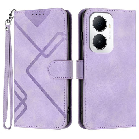 Line Pattern Skin Feel Leather Phone Case, For Huawei Enjoy 80 Plus, For Huawei Pura 80 5G, For Huawei Mate 70 Pro / Mate 70 Pro+, For Huawei Mate 70, For Huawei nova 12i, For Huawei nova 12s, For Huawei nova Y72, For Huawei nova 12 Pro / nova 12 Ultra
