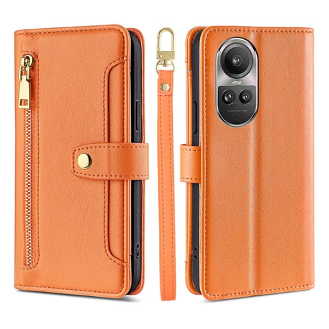 Sheep Texture Cross-body Zipper Wallet Leather Phone Case, For OPPO Reno11 F 5G, For OPPO Find X7 5G, For OPPO Find X7 Ultra 5G, For OPPO A38 4G / A18 4G, For OPPO A2 Pro 5G, For OPPO A58 4G, For OPPO Reno10 5G / Reno10 Pro 5G Global                   ...