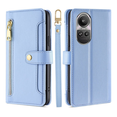 Sheep Texture Cross-body Zipper Wallet Leather Phone Case, For OPPO Reno11 F 5G, For OPPO Find X7 5G, For OPPO Find X7 Ultra 5G, For OPPO A38 4G / A18 4G, For OPPO A2 Pro 5G, For OPPO A58 4G, For OPPO Reno10 5G / Reno10 Pro 5G Global                   ...