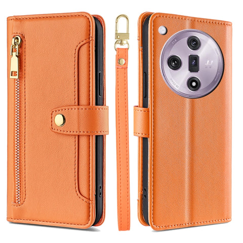 Sheep Texture Cross-body Zipper Wallet Leather Phone Case, For OPPO Reno11 F 5G, For OPPO Find X7 5G, For OPPO Find X7 Ultra 5G, For OPPO A38 4G / A18 4G, For OPPO A2 Pro 5G, For OPPO A58 4G, For OPPO Reno10 5G / Reno10 Pro 5G Global                   ...