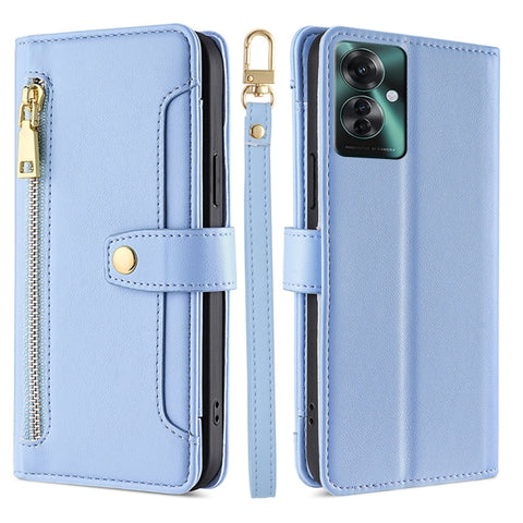 Sheep Texture Cross-body Zipper Wallet Leather Phone Case, For OPPO Reno11 F 5G, For OPPO Find X7 5G, For OPPO Find X7 Ultra 5G, For OPPO A38 4G / A18 4G, For OPPO A2 Pro 5G, For OPPO A58 4G, For OPPO Reno10 5G / Reno10 Pro 5G Global                   ...