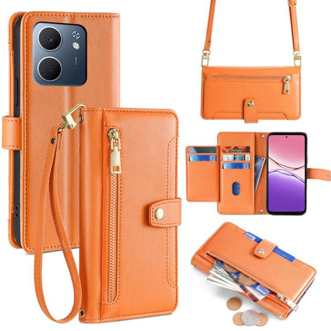 Sheep Texture Cross-body Zipper Wallet Leather Phone Case, For OPPO Find X9 Pro 5G, For OPPO K13 Turbo Pro 5G, For OPPO Reno14 F 5G, For OPPO A5x 5G Global, For OPPO A5 5G 2025 Global, For OPPO Reno14 Pro 5G, For OPPO Reno14 5G, For OPPO Find X8s+ 5G