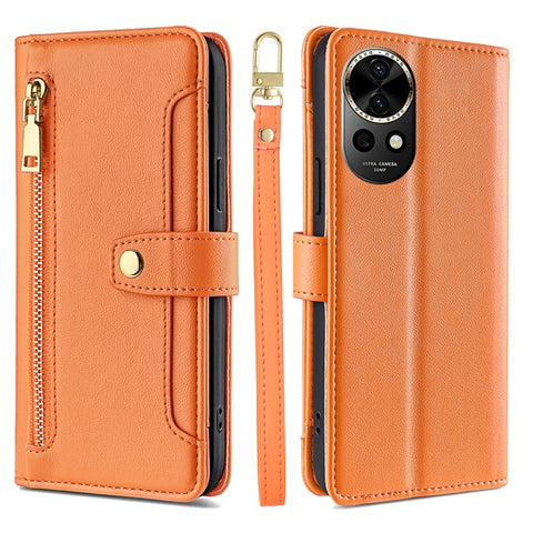 Sheep Texture Cross-body Zipper Wallet Leather Phone Case, For Huawei nova 12 5G, For Huawei nova 11 Pro 4G / 11 Ultra 4G, For Huawei nova 11 4G