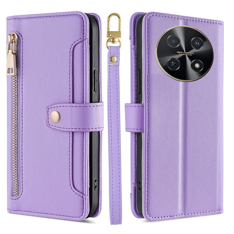 Sheep Texture Cross-body Zipper Wallet Leather Phone Case, For Huawei Pura 80 5G, For Huawei nova 14 Ultra 5G, For Huawei nova 14 Pro 5G, For Huawei nova 14 5G, For Huawei Pura 70 Pro / 70 Pro+ 5G, For Huawei Pura 70 Ultra 5G, For Huawei nova 12i 4G   ...