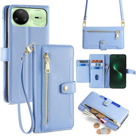 Sheep Texture Cross-body Zipper Wallet Leather Phone Case, For Huawei Enjoy 90 Pro Max 5G, For Huawei Enjoy 90 Plus 5G, For Huawei nova 15 Ultra, For Huawei nova 15 Pro, For Huawei nova 15, For Huawei Mate 80 Pro Max 5G, For Huawei Mate 80 5G          ...