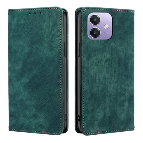 RFID Anti-theft Brush Magnetic Leather Phone Case, For OPPO Reno13 F 5G / 4G, For OPPO A3 5G India, For OPPO Reno12 F 5G, For OPPO A3 Pro 5G India, For OPPO Reno12 5G Global, For OPPO A60 4G Global, For OPPO Reno11 F 5G, For OPPO Find X7 5G            ...
