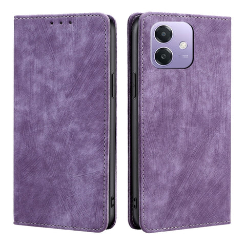 RFID Anti-theft Brush Magnetic Leather Phone Case, For OPPO Reno13 F 5G / 4G, For OPPO A3 5G India, For OPPO Reno12 F 5G, For OPPO A3 Pro 5G India, For OPPO Reno12 5G Global, For OPPO A60 4G Global, For OPPO Reno11 F 5G, For OPPO Find X7 5G            ...