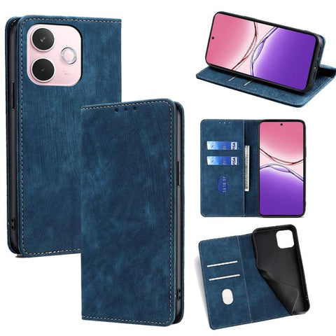 RFID Anti-theft Brush Magnetic Leather Phone Case, For OPPO K13 Turbo Pro 5G, For OPPO Reno14 F 5G, For OPPO A5x 5G Global, For OPPO A5 5G 2025 Global, For OPPO Find X8s+ 5G, For OPPO Find X8s 5G, For OPPO Find X8 Ultra 5G, For OPPO F29 5G Global      ...
