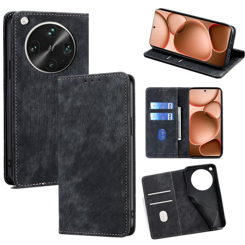 RFID Anti-theft Brush Magnetic Leather Phone Case, For OPPO K13 Turbo Pro 5G, For OPPO Reno14 F 5G, For OPPO A5x 5G Global, For OPPO A5 5G 2025 Global, For OPPO Find X8s+ 5G, For OPPO Find X8s 5G, For OPPO Find X8 Ultra 5G, For OPPO F29 5G Global      ...