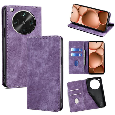 RFID Anti-theft Brush Magnetic Leather Phone Case, For OPPO K13 Turbo Pro 5G, For OPPO Reno14 F 5G, For OPPO A5x 5G Global, For OPPO A5 5G 2025 Global, For OPPO Find X8s+ 5G, For OPPO Find X8s 5G, For OPPO Find X8 Ultra 5G, For OPPO F29 5G Global      ...