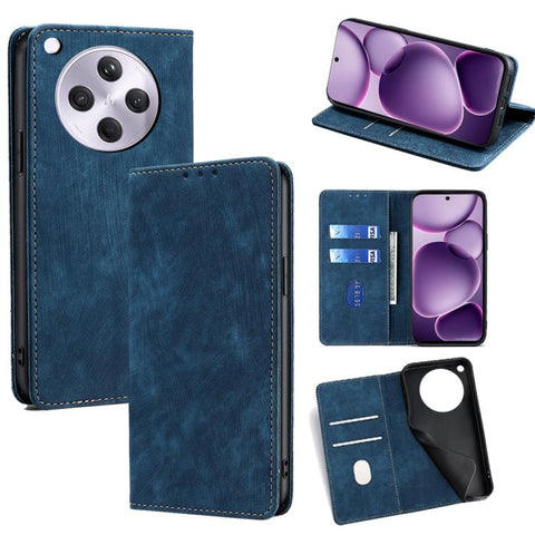 RFID Anti-theft Brush Magnetic Leather Phone Case, For OPPO K13 Turbo Pro 5G, For OPPO Reno14 F 5G, For OPPO A5x 5G Global, For OPPO A5 5G 2025 Global, For OPPO Find X8s+ 5G, For OPPO Find X8s 5G, For OPPO Find X8 Ultra 5G, For OPPO F29 5G Global      ...