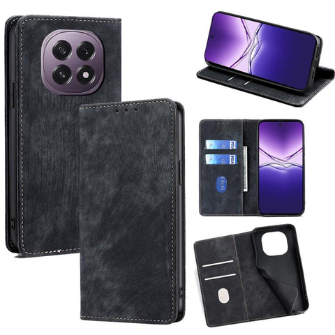 RFID Anti-theft Brush Magnetic Leather Phone Case, For OPPO K13 Turbo Pro 5G, For OPPO Reno14 F 5G, For OPPO A5x 5G Global, For OPPO A5 5G 2025 Global, For OPPO Find X8s+ 5G, For OPPO Find X8s 5G, For OPPO Find X8 Ultra 5G, For OPPO F29 5G Global      ...