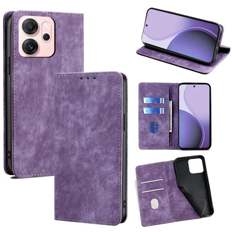 RFID Anti-theft Brush Magnetic Leather Phone Case, For OPPO K13 Turbo Pro 5G, For OPPO Reno14 F 5G, For OPPO A5x 5G Global, For OPPO A5 5G 2025 Global, For OPPO Find X8s+ 5G, For OPPO Find X8s 5G, For OPPO Find X8 Ultra 5G, For OPPO F29 5G Global      ...