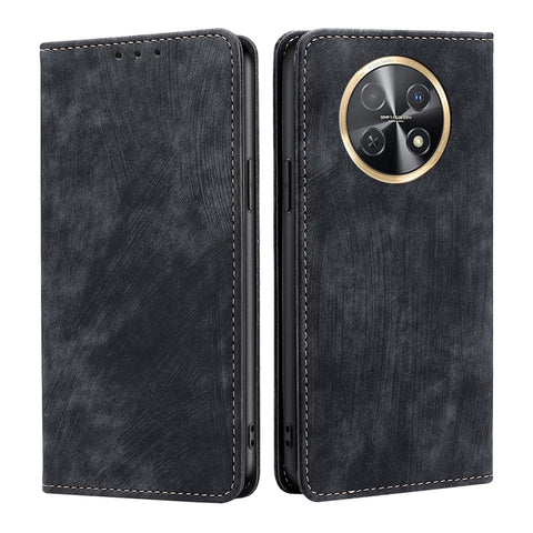RFID Anti-theft Brush Magnetic Leather Phone Case, For Huawei Mate 60, For Huawei Enjoy 60 Pro / nova 11i, For Huawei Enjoy 60X, For Huawei nova 11 Pro 4G / 11 Ultra 4G, For Huawei nova 11 4G