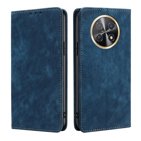 RFID Anti-theft Brush Magnetic Leather Phone Case, For Huawei Mate 60, For Huawei Enjoy 60 Pro / nova 11i, For Huawei Enjoy 60X, For Huawei nova 11 Pro 4G / 11 Ultra 4G, For Huawei nova 11 4G