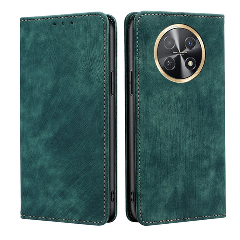 RFID Anti-theft Brush Magnetic Leather Phone Case, For Huawei Mate 60, For Huawei Enjoy 60 Pro / nova 11i, For Huawei Enjoy 60X, For Huawei nova 11 Pro 4G / 11 Ultra 4G, For Huawei nova 11 4G