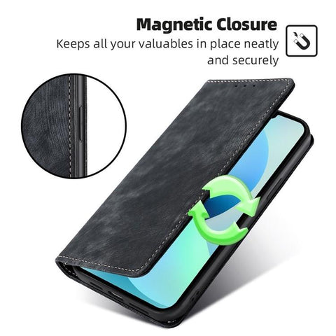 RFID Anti-theft Brush Magnetic Leather Phone Case, For Huawei Enjoy 90 Pro Max 5G, For Huawei Enjoy 90 Plus 5G, For Huawei nova 15 Ultra, For Huawei nova 15 Pro, For Huawei nova 15, For Huawei Mate 80 Pro Max 5G, For Huawei Mate 80 5G                  ...