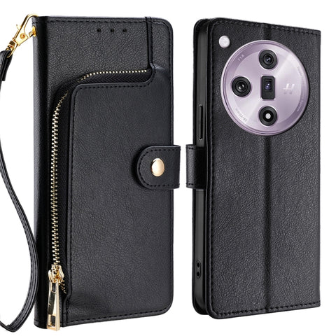 Zipper Bag Leather Phone Case, For OPPO Reno11 F 5G, For OPPO Find X7 5G, For OPPO Find X7 Ultra 5G, For OPPO Reno10 Pro+ 5G, For OPPO A1 5G