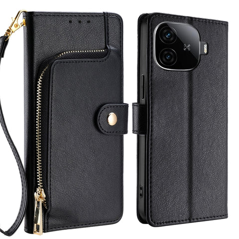 Zipper Bag Leather Phone Case, For vivo X100s, For vivo Y38 5G / T3x Global, For vivo V30e 5G Global, For vivo iQOO Z9x 5G, For vivo iQOO Z9 Turbo, For vivo Y03 4G, For vivo Y100 5G IDN, For vivo Y78 Plus 5G