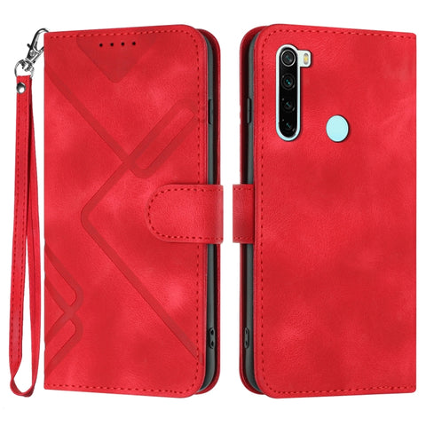Line Pattern Skin Feel Leather Phone Case, For Xiaomi Mi 10T 5G/10T Pro 5G, For Xiaomi Redmi Note 9 Global/10X 4G, For Xiaomi Redmi Note 9 Pro, For Xiaomi Redmi Note 8T, For Xiaomi Redmi 8, For Xiaomi Redmi Note 8, For Xiaomi Redmi Note 8 Pro          ...