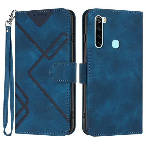 Line Pattern Skin Feel Leather Phone Case, For Xiaomi Mi 10T 5G/10T Pro 5G, For Xiaomi Redmi Note 9 Global/10X 4G, For Xiaomi Redmi Note 9 Pro, For Xiaomi Redmi Note 8T, For Xiaomi Redmi 8, For Xiaomi Redmi Note 8, For Xiaomi Redmi Note 8 Pro          ...