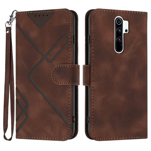 Line Pattern Skin Feel Leather Phone Case, For Xiaomi Mi 10T 5G/10T Pro 5G, For Xiaomi Redmi Note 9 Global/10X 4G, For Xiaomi Redmi Note 9 Pro, For Xiaomi Redmi Note 8T, For Xiaomi Redmi 8, For Xiaomi Redmi Note 8, For Xiaomi Redmi Note 8 Pro          ...