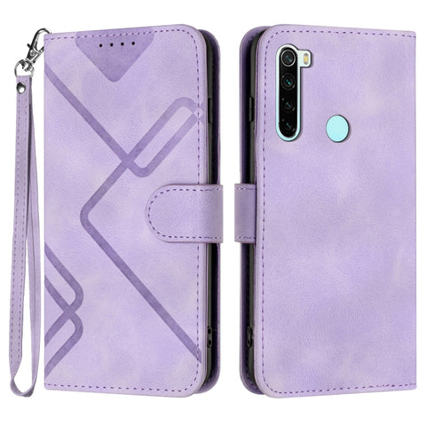 Line Pattern Skin Feel Leather Phone Case, For Xiaomi Mi 10T 5G/10T Pro 5G, For Xiaomi Redmi Note 9 Global/10X 4G, For Xiaomi Redmi Note 9 Pro, For Xiaomi Redmi Note 8T, For Xiaomi Redmi 8, For Xiaomi Redmi Note 8, For Xiaomi Redmi Note 8 Pro          ...
