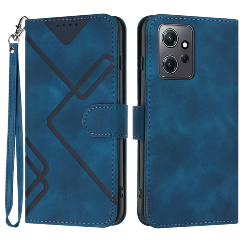 Line Pattern Skin Feel Leather Phone Case, For Xiaomi Redmi Note 12 4G Global, For Xiaomi Redmi Note 12 Pro+ 4G/5G Global, For Xiaomi Redmi Note 12 5G Global, For Xiaomi 13 Pro, For Xiaomi 13, For Xiaomi Redmi A1+, For Xiaomi Civi 2                    ...