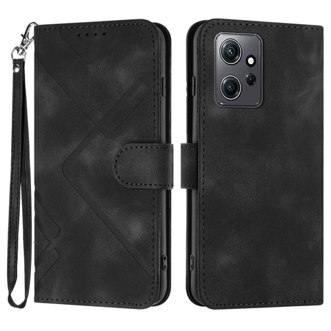 Line Pattern Skin Feel Leather Phone Case, For Xiaomi Redmi Note 12 4G Global, For Xiaomi Redmi Note 12 Pro+ 4G/5G Global, For Xiaomi Redmi Note 12 5G Global, For Xiaomi 13 Pro, For Xiaomi 13, For Xiaomi Redmi A1+, For Xiaomi Civi 2                    ...