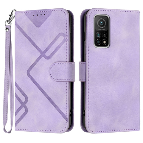 Line Pattern Skin Feel Leather Phone Case, For Xiaomi Mi 10T 5G/10T Pro 5G, For Xiaomi Redmi Note 9 Global/10X 4G, For Xiaomi Redmi Note 9 Pro, For Xiaomi Redmi Note 8T, For Xiaomi Redmi 8, For Xiaomi Redmi Note 8, For Xiaomi Redmi Note 8 Pro          ...