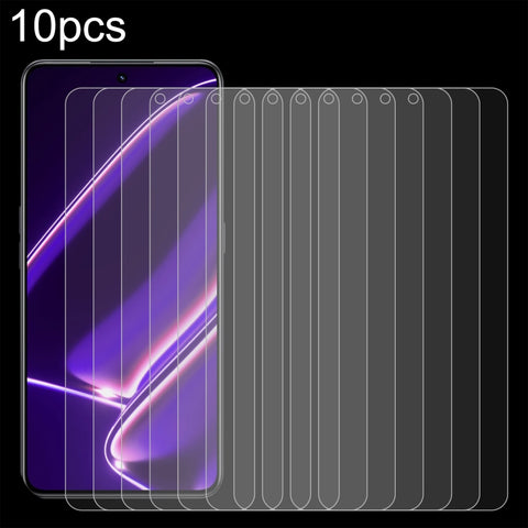 10pcs 0.26mm 9H 2.5D Tempered Glass Film, For Realme 16T 5G, For Realme GT 7 Global, For Realme 13 4G / 13+ / C63 5G / 14x / 14, For Realme P3 Ultra 5G, For Realme Neo7, For Realme P1 Speed, For Realme C61 / C61 India / Note 60, For Realme 12+ / 12 4G ...