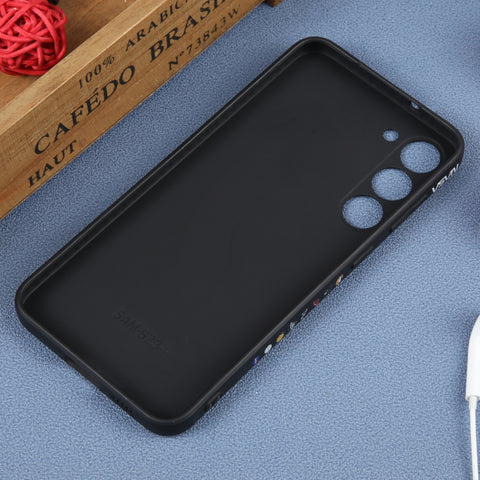 Astronaut Pattern Silicone Straight Edge Phone Case, For Samsung Galaxy A81, For Samsung Galaxy A73 5G, For Samsung Galaxy A72 5G / 4G, For Samsung Galaxy A71, For Samsung Galaxy A53 5G, For Samsung Galaxy A52 5G / 4G
