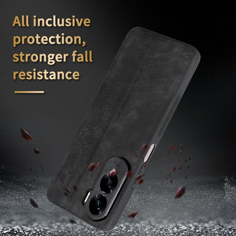 AZNS 3D Embossed Skin Feel Phone Case, For Honor X50i
