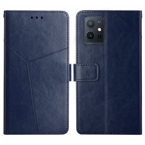 HT01 Y-shaped Pattern Flip Leather Phone Case, For vivo V27E 4G Global, For vivo Y02A 4G / Y02 4G / Y11 2023, For vivo Y55S 5G 2023 / Y55 5G / T1 5G, For vivo Y75 5G Global, For vivo Y56 5G Global, For vivo Y02S Global / Y16 4G Global, For vivo Y77E 5G...