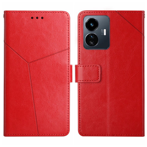 HT01 Y-shaped Pattern Flip Leather Phone Case, For vivo V27E 4G Global, For vivo Y02A 4G / Y02 4G / Y11 2023, For vivo Y55S 5G 2023 / Y55 5G / T1 5G, For vivo Y75 5G Global, For vivo Y56 5G Global, For vivo Y02S Global / Y16 4G Global, For vivo Y77E 5G...