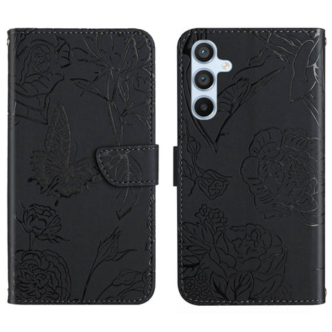 HT03 Skin Feel Butterfly Embossed Flip Leather Phone Case, For OPPO A80 EU / A3 Pro Global, For OPPO A3 Pro 5G India, For OPPO K12x 5G Global, For OPPO A60 4G, For OPPO Reno11 F 5G/F25 Pro 5G, For OPPO A18 / A38 4G, For OPPO A58 4G, For OPPO Reno10 Pro...