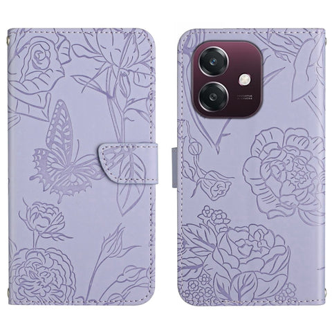 HT03 Skin Feel Butterfly Embossed Flip Leather Phone Case, For OPPO A5 5G Global, For OPPO Reno14 Pro 5G Global, For OPPO Reno14 5G Global, For OPPO A5 Pro 5G Global, For OPPO Reno13 Pro, For OPPO Reno13, For OPPO Reno13 F                              ...